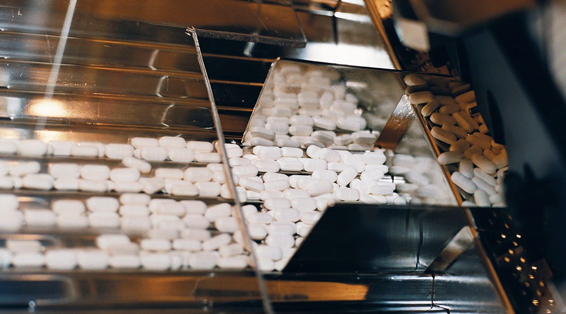 Läkemedelsindustri.