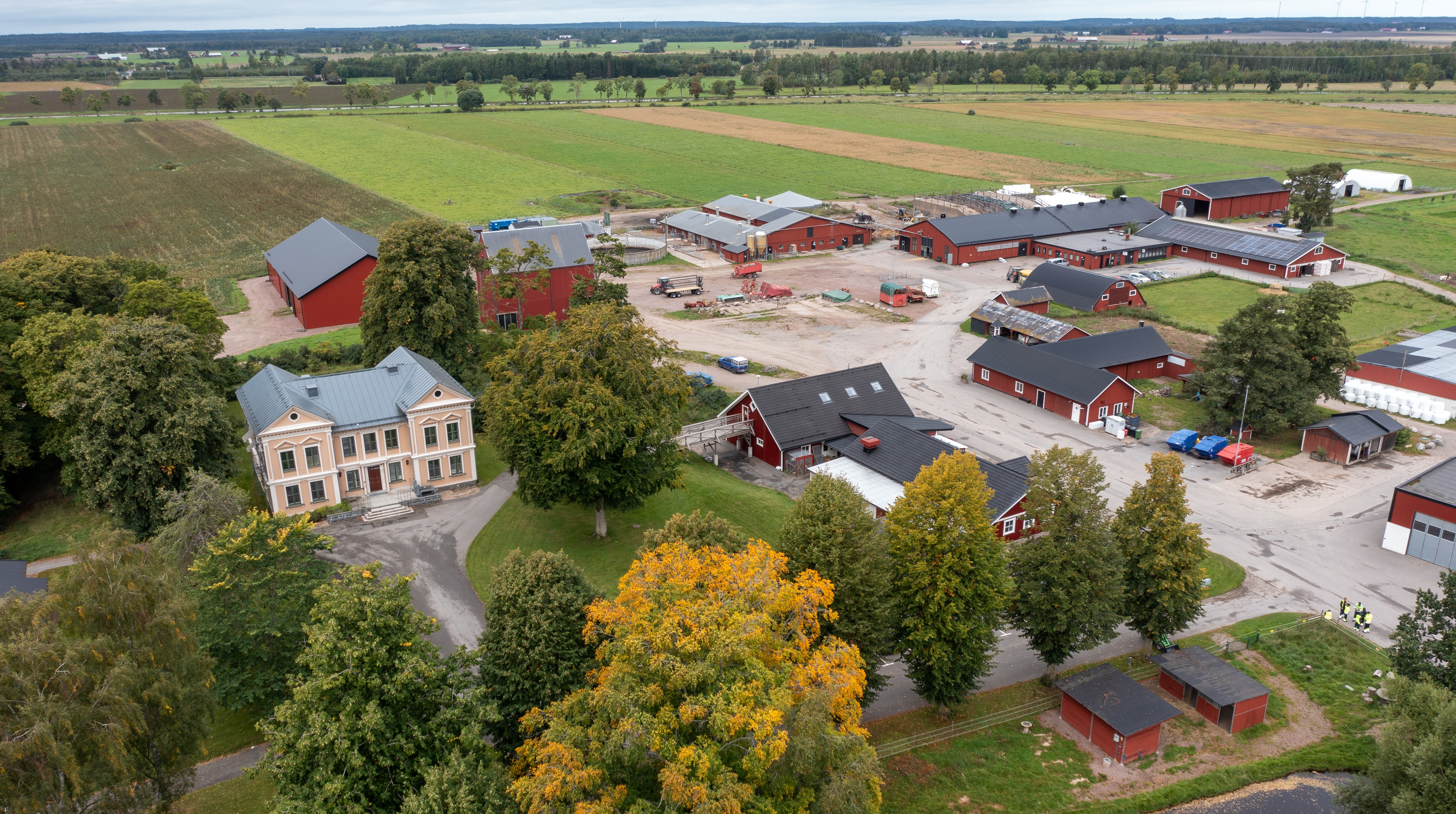 Översiktsvy över Naturbruksskolan Sötåsen