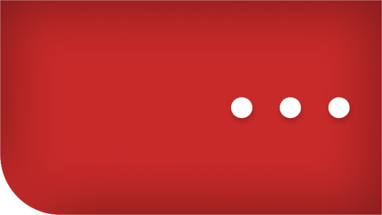 röd färg tre vita prickar till höger